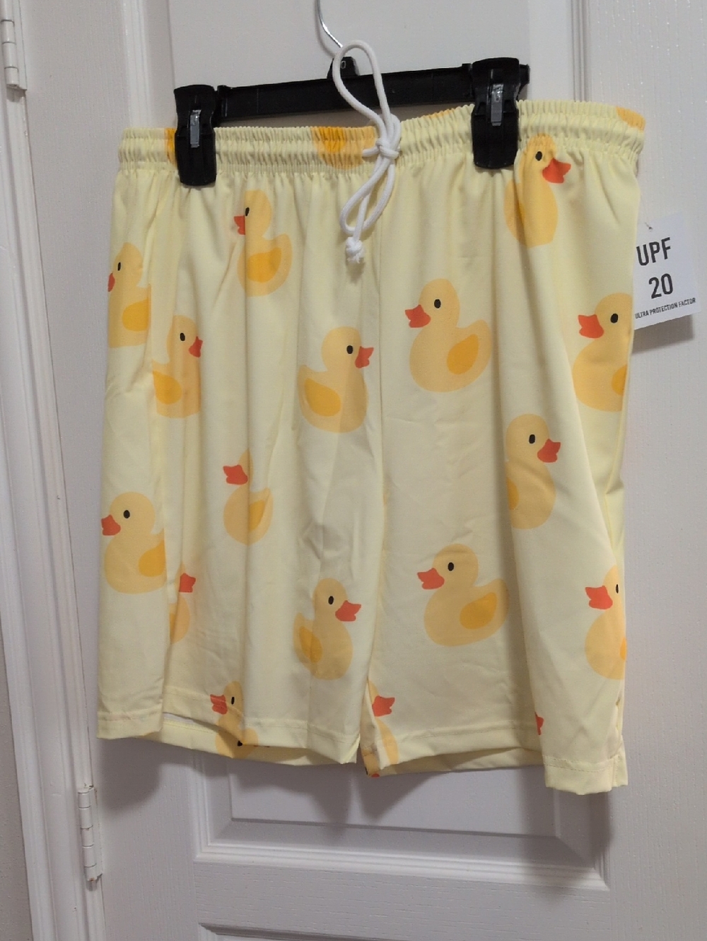 Young Men's Rubber Duck Swim Trunks XL